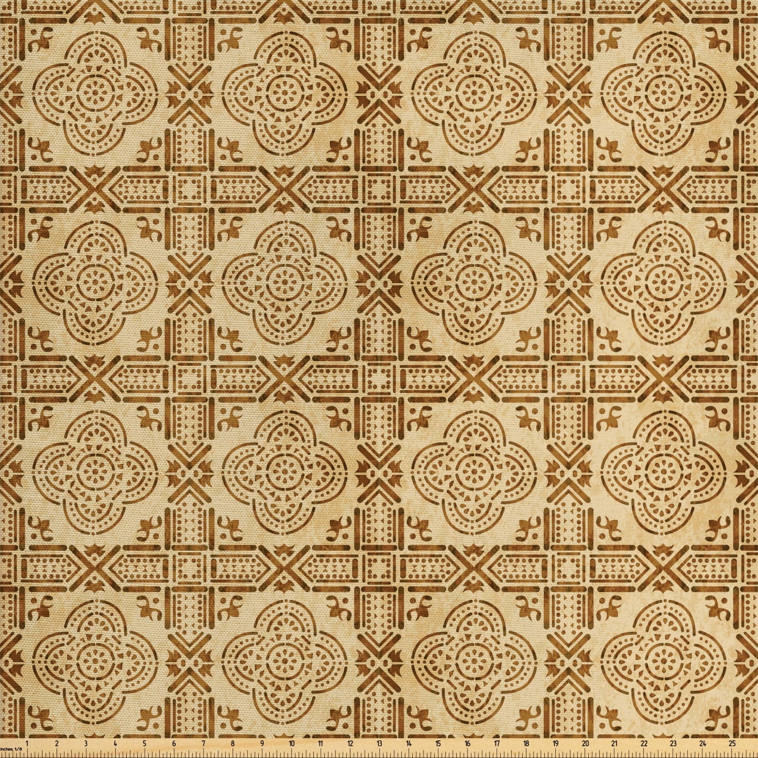 Oriental Fabric By The Yard Moroccan Style Intersecting Square Tiles oriental-fabric-by-the-yard-moroccan-style-intersecting-square-tiles