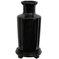 thumbnail image 1 of Oriental Furniture 12" Solid Black Porcelain Vase, 1 of 4