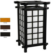 Oriental Furniture 17" Ido Lamp, Japanese, Table lamp, Asian design, Bedroom, Living room, Studies