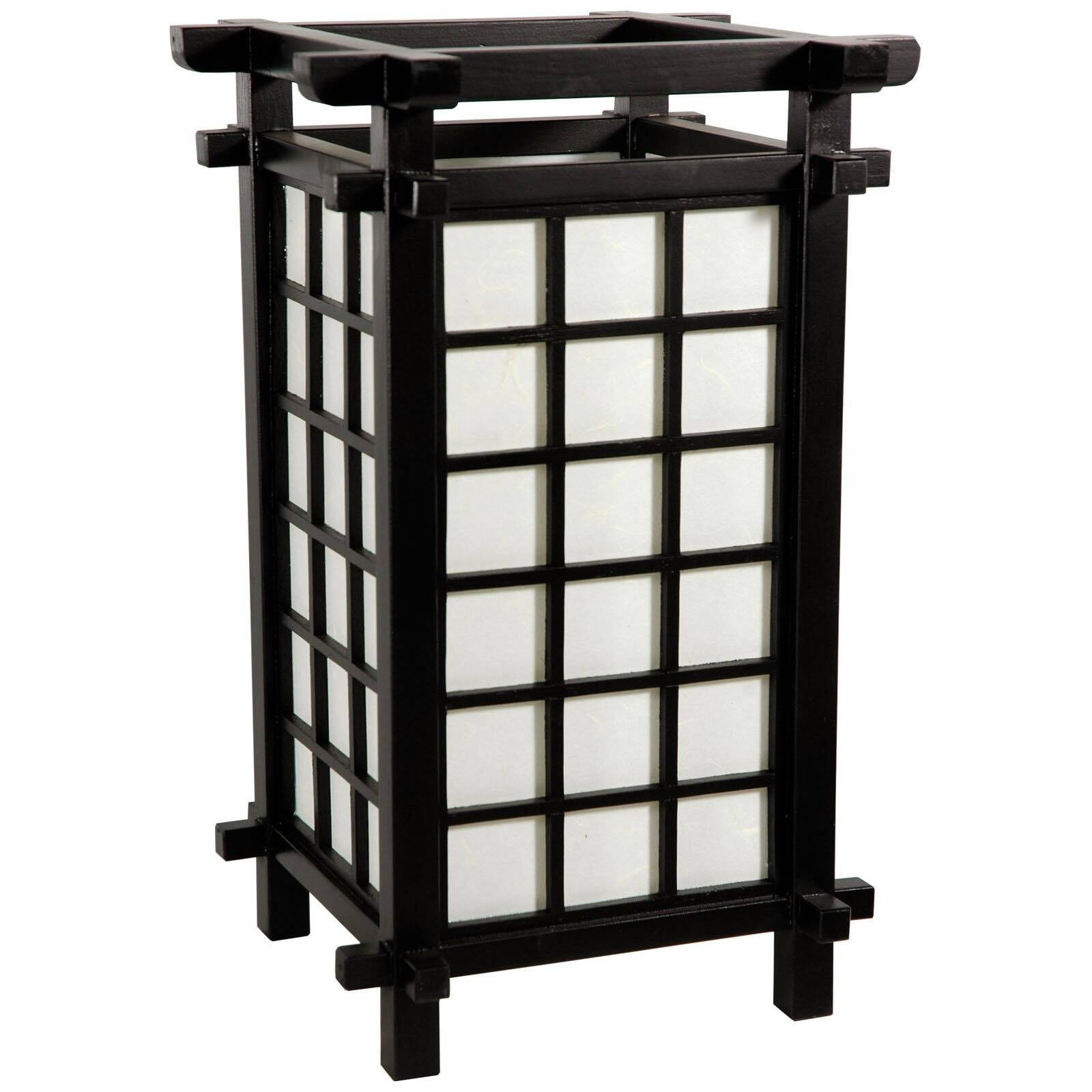 Oriental Furniture 17" Ido Lamp, Table lamp, Japanese lamp, Decorative lamp, Living room, Bedroom, studies