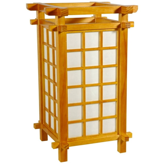 Oriental Furniture 17" Ido Lamp, Traditional, Japanese, Living room, Study, Bedroom