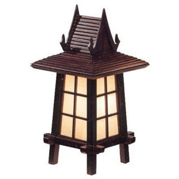 Oriental Furniture 18" Puggi Lamp, table lamp, oriental design