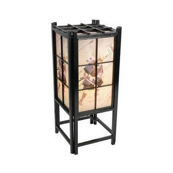 Oriental Furniture 18" Samurai Shoji Lamp, decorative item, oriental design, any occasion, any room