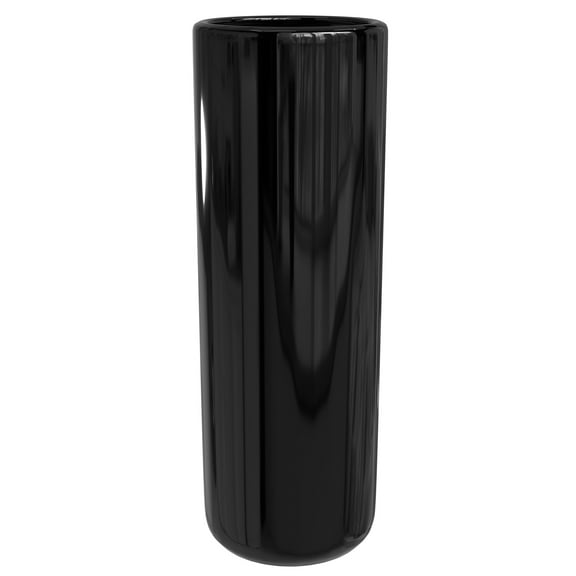 Red Lantern 24" Solid Black Porcelain Umbrella Stand