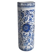 Red Lantern 24 Floral Blue & White Porcelain Umbrella Stand
