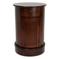 thumbnail image 1 of Oriental Furniture 26" Classic Oval Design Nightstand, 1 of 4