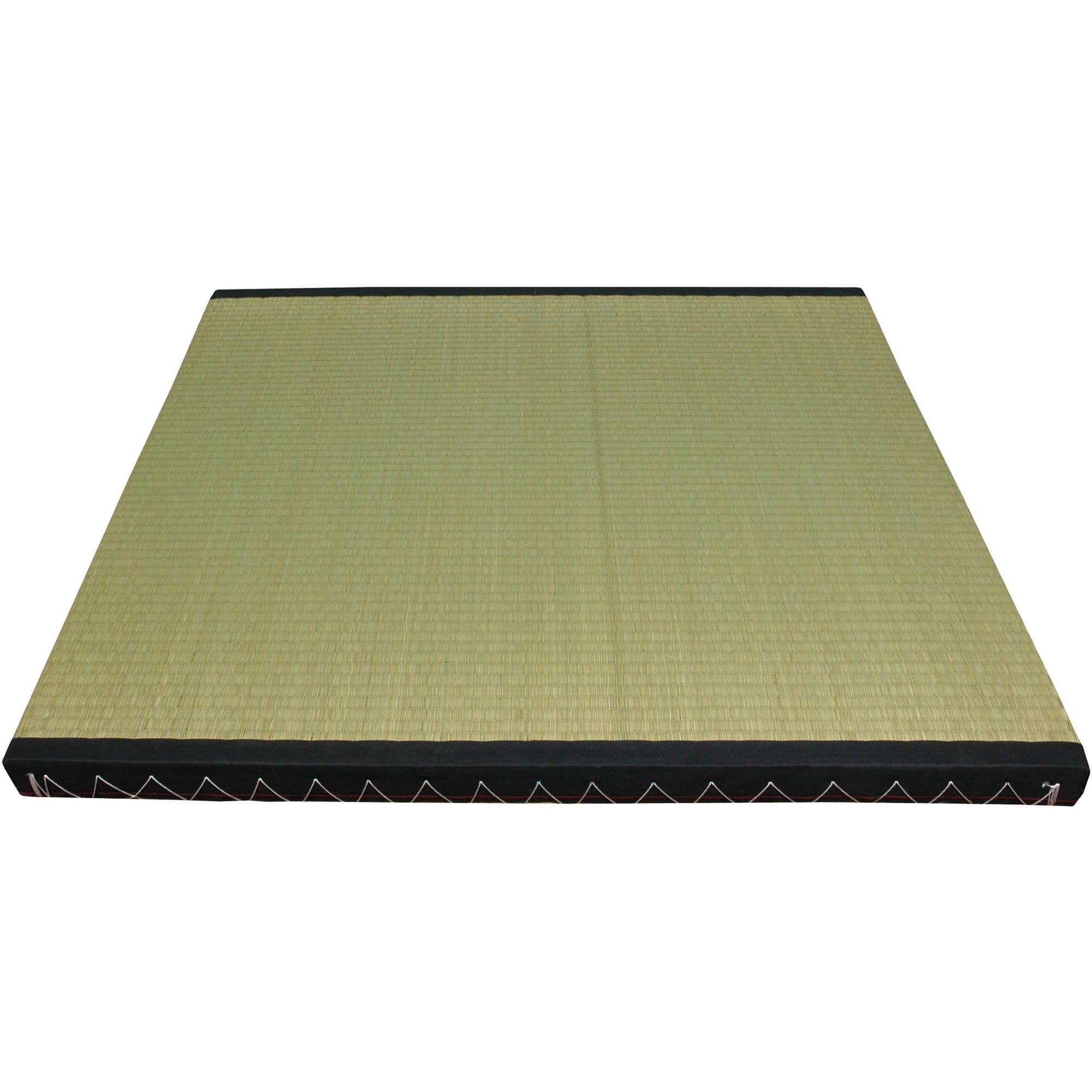 Natural Green Tatami Mat with Black Border