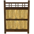 thumbnail image 1 of Red Lantern 4 ft. x 3 ft. Japanese Bamboo Kumo Fence, 1 of 7
