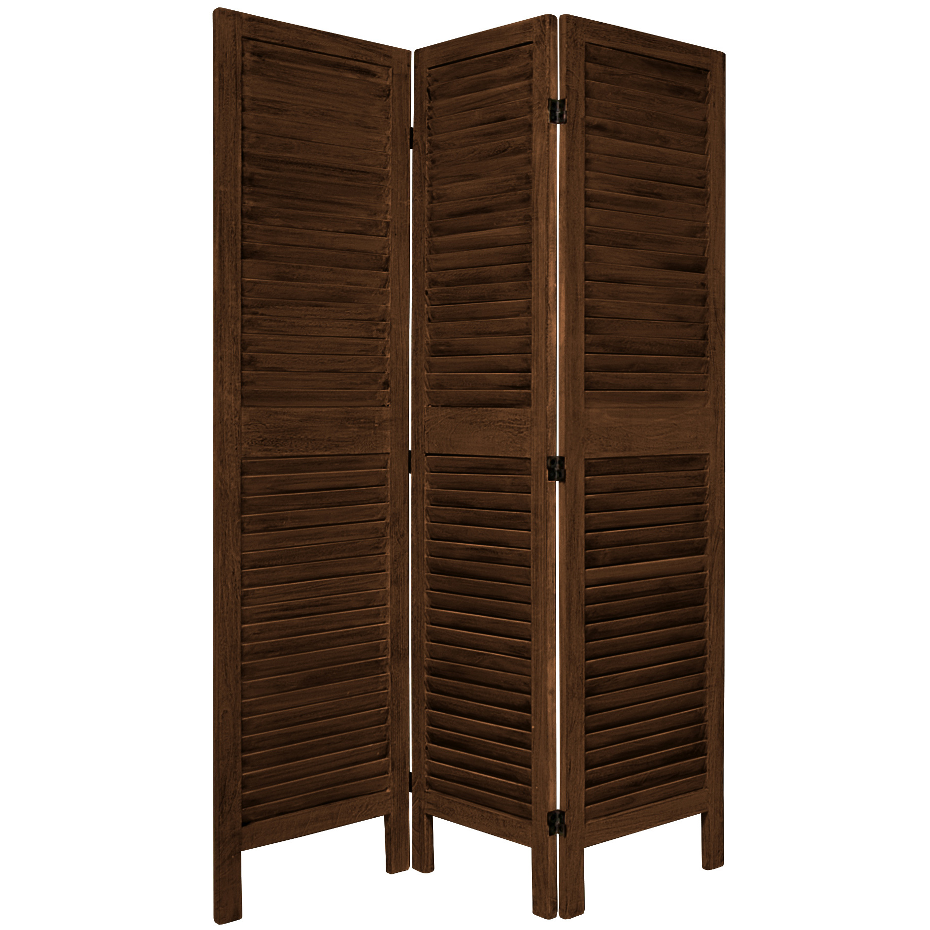 Oriental Furniture Divisorio Veneziano Moderno A 6 Pannelli - Bianco, Alto 167 Cm (5 Piedi E Mezzo)