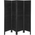 thumbnail image 1 of Oriental Furniture 5 1/2 ft. Tall Venetian Room Divider - 4 Panel - Black, 1 of 5