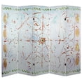 thumbnail image 1 of Oriental Furniture 5 ft. Tall Winter's Peace Canvas Room Divider- 5 Panel, 1 of 5