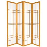 Oriental Furniture - Paravento Eudes Shoji, altezza 1,2 m, colore: Naturale
