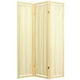 thumbnail image 1 of Red Lantern 6 ft Tall Helsinki Shoji Screen Room Divider, Fabric, 6 Panel, Natural Color, 1 of 2
