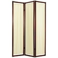 thumbnail image 1 of Oriental Furniture 6 Ft Tall Helsinki Shoji Screen, rosewood, 3 panel, 1 of 2