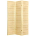 thumbnail image 1 of Oriental Furniture 6 Ft Tall Kimura Shoji Screen, 4 panel, natural, 1 of 3