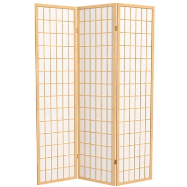 Window Screen Color Choices Red Lantern 6 ft. Tall Double Cross Shoji Screen - Grey - 3 Panels ...