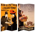 thumbnail image 1 of Oriental Furniture 6 ft. Tall Absinthe Canvas Room Divider - 3 Panel, 1 of 7