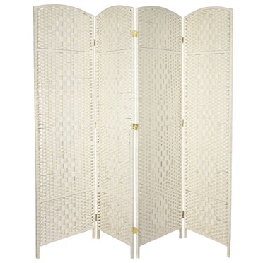 Oriental Furniture 6 Ft Tall Diamond Weave Fiber Room Divider | Desertcart