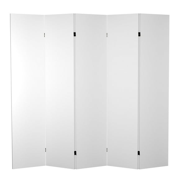 Red Lantern 6 ft. Tall Do It Yourself Canvas Room Divider - 5 Panel