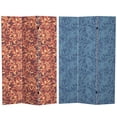 thumbnail image 1 of Oriental Furniture 6 ft. Tall Double Sided Floral Wallpaper Canvas Room Divider, 1 of 7
