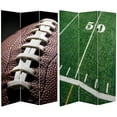 thumbnail image 1 of Oriental Furniture 6 ft. Tall Football Canvas Room Divider - 3 Panel, 1 of 6