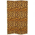thumbnail image 1 of Oriental Furniture 6 ft. Tall Leopard Print Canvas Room Divider - 3 Panel, 1 of 7