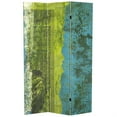 thumbnail image 1 of Oriental Furniture 6 ft. Tall Philosopher's Gate Canvas Room Divider - 3 Panel, 1 of 6
