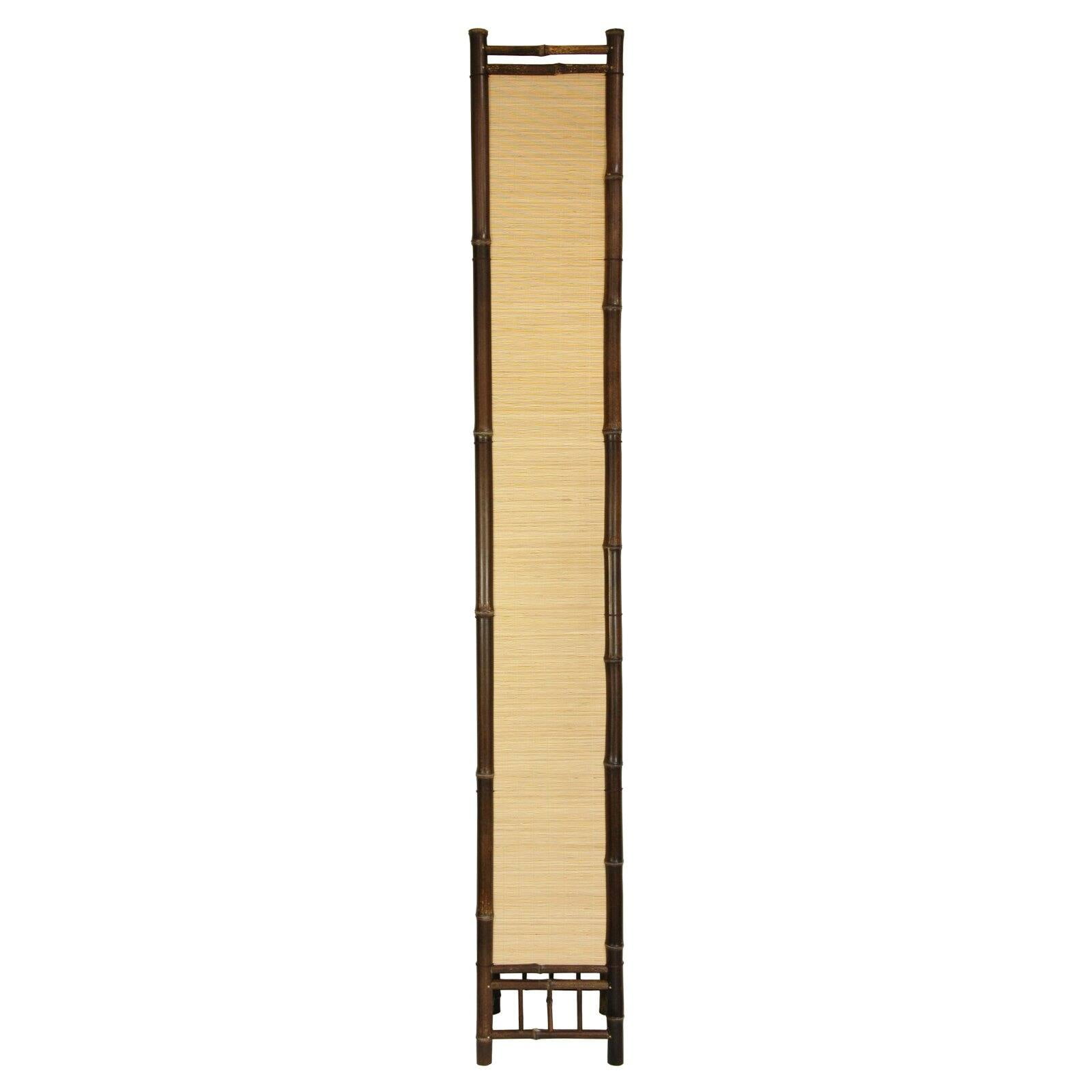 Kojima Rustic Black 70" Bamboo Japanese Floor Lamp