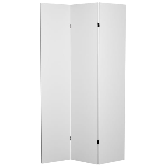 Red Lantern 7 ft. Tall Do It Yourself Canvas Room Divider - 3 Panel