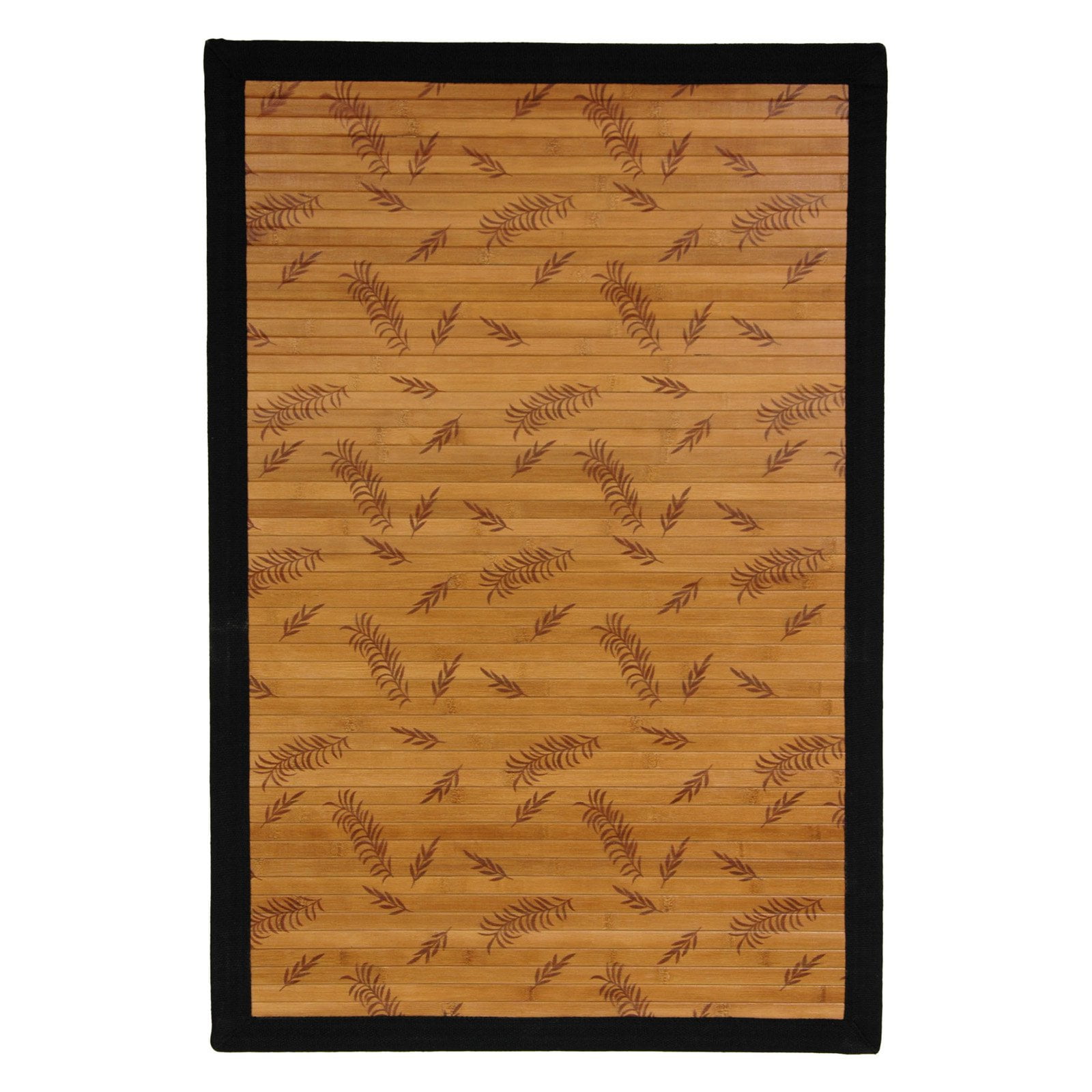 Handcrafted Oriental Viscose Rug, Black, 5'x8', Non-slip Backing