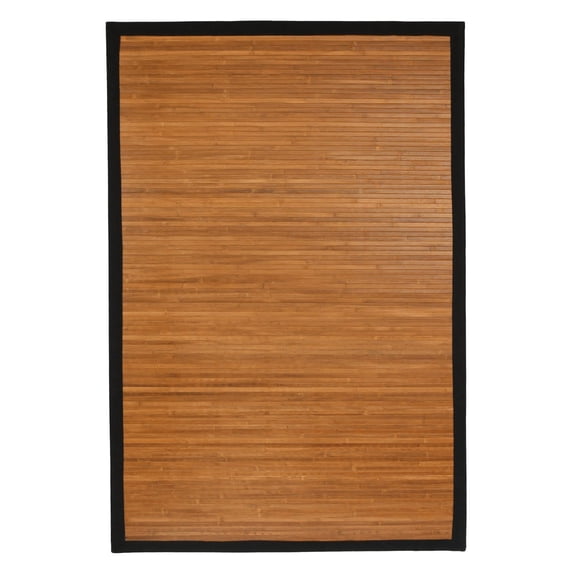 Oriental Furniture Bamboo Rug, Natural color, 2x3