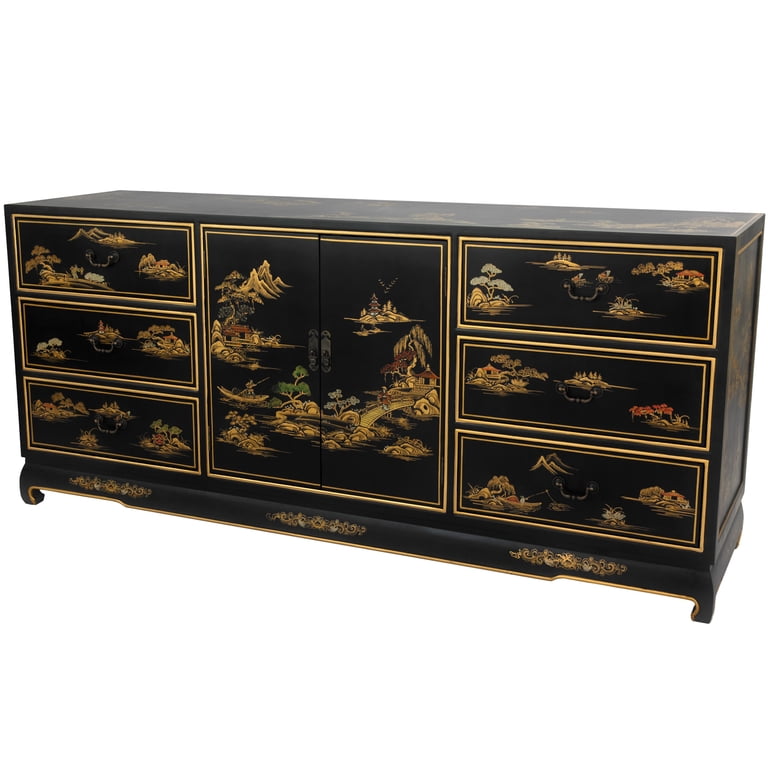 black dresses for funeral Japanese Lacquer Cosmetics Cabinet – Avery & Dash Collections main image 1