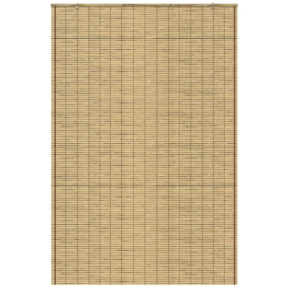 Red Lantern Burnt Bamboo Cordless Window Shade - Tortoise 48" W