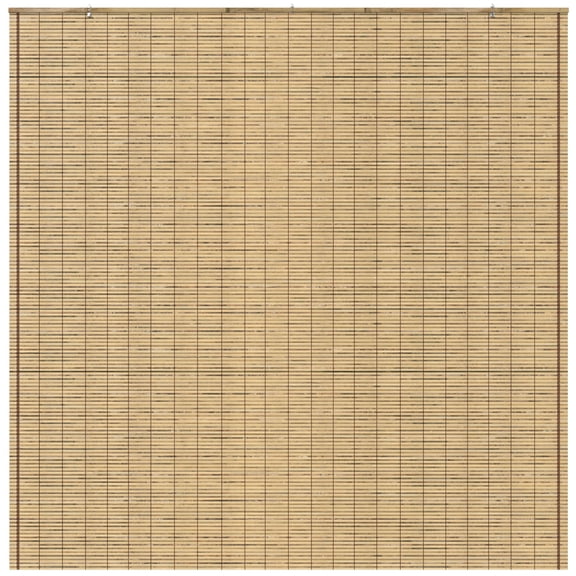 Red Lantern Burnt Bamboo Cordless Window Shade - Tortoise 72" W
