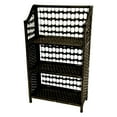 thumbnail image 1 of 53" Natural Fiber Shelving Unit - Black, 1 of 2