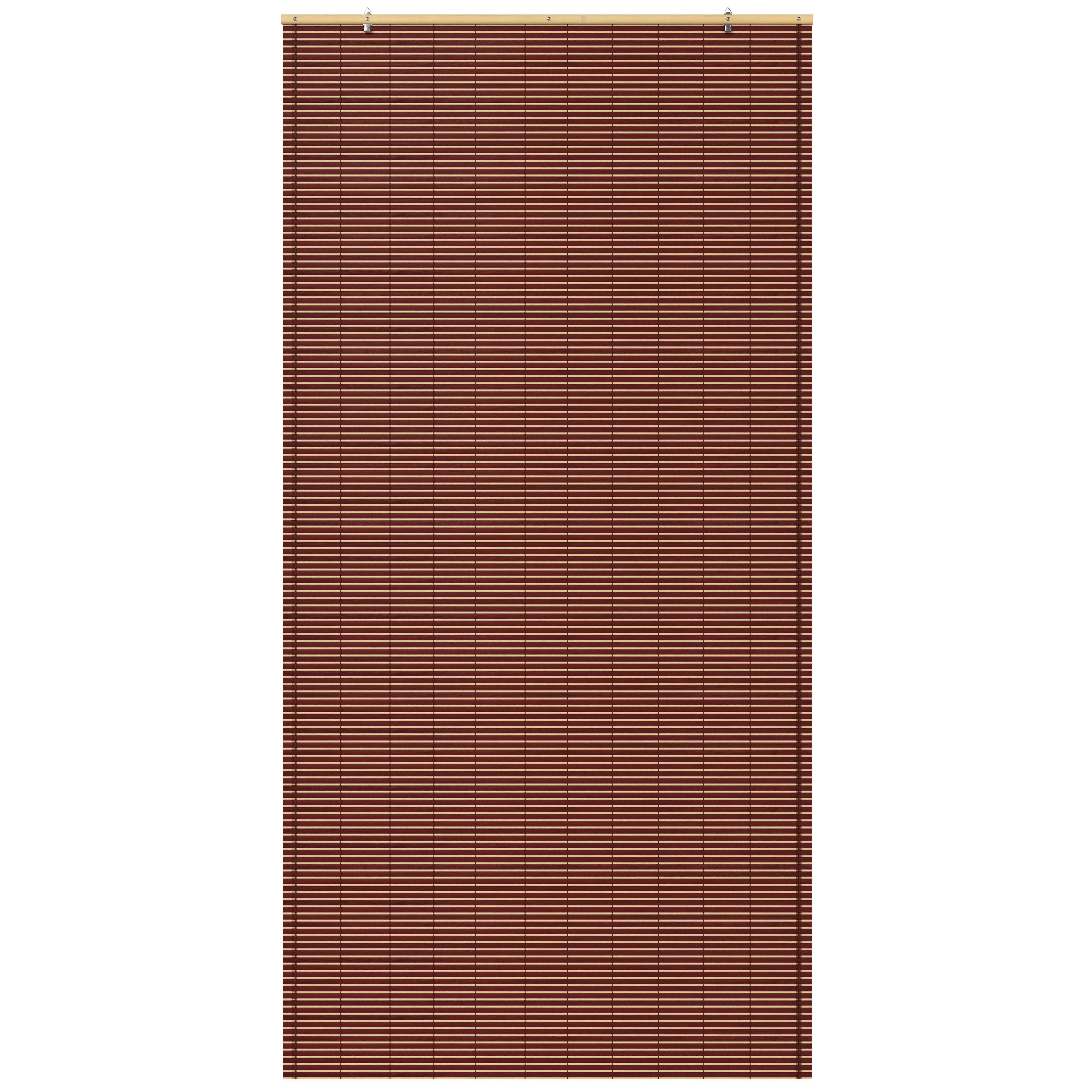 Red Lantern Bamboo Cordless Window Shade - Mahogany 36" W