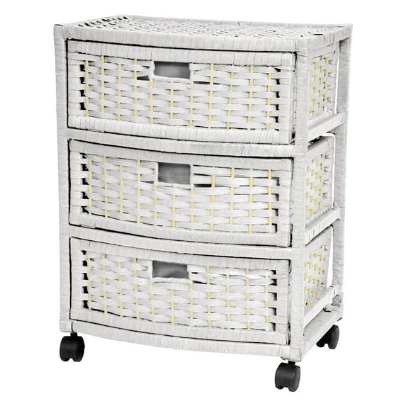 Oriental Furniture Natural Fiber Chest of Drawers, 4 Drawer