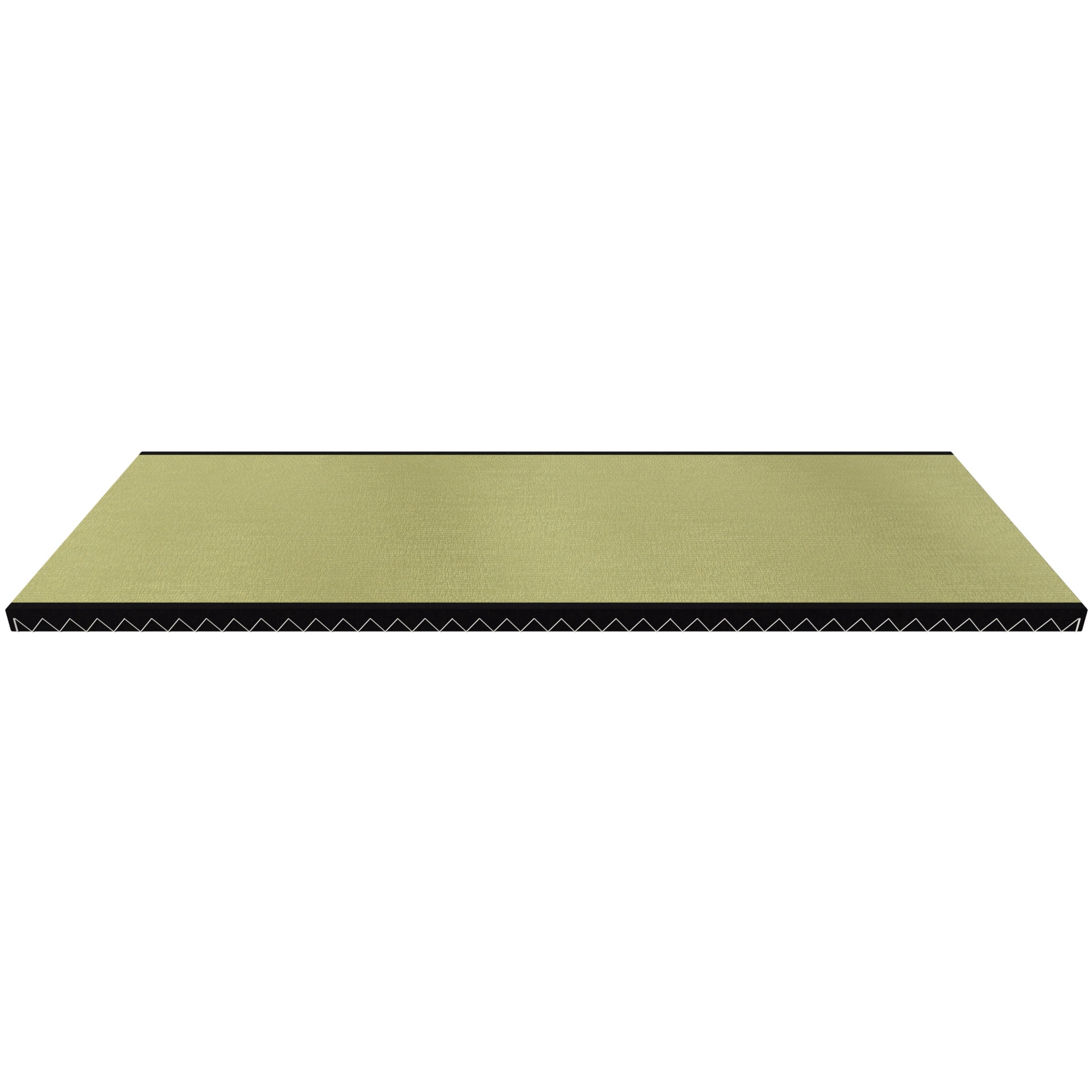 Oriental Furniture Queen Size Tatami Mat, Traditional Japanese  Rush Grass Natural Color Flooring, 2.00"H
