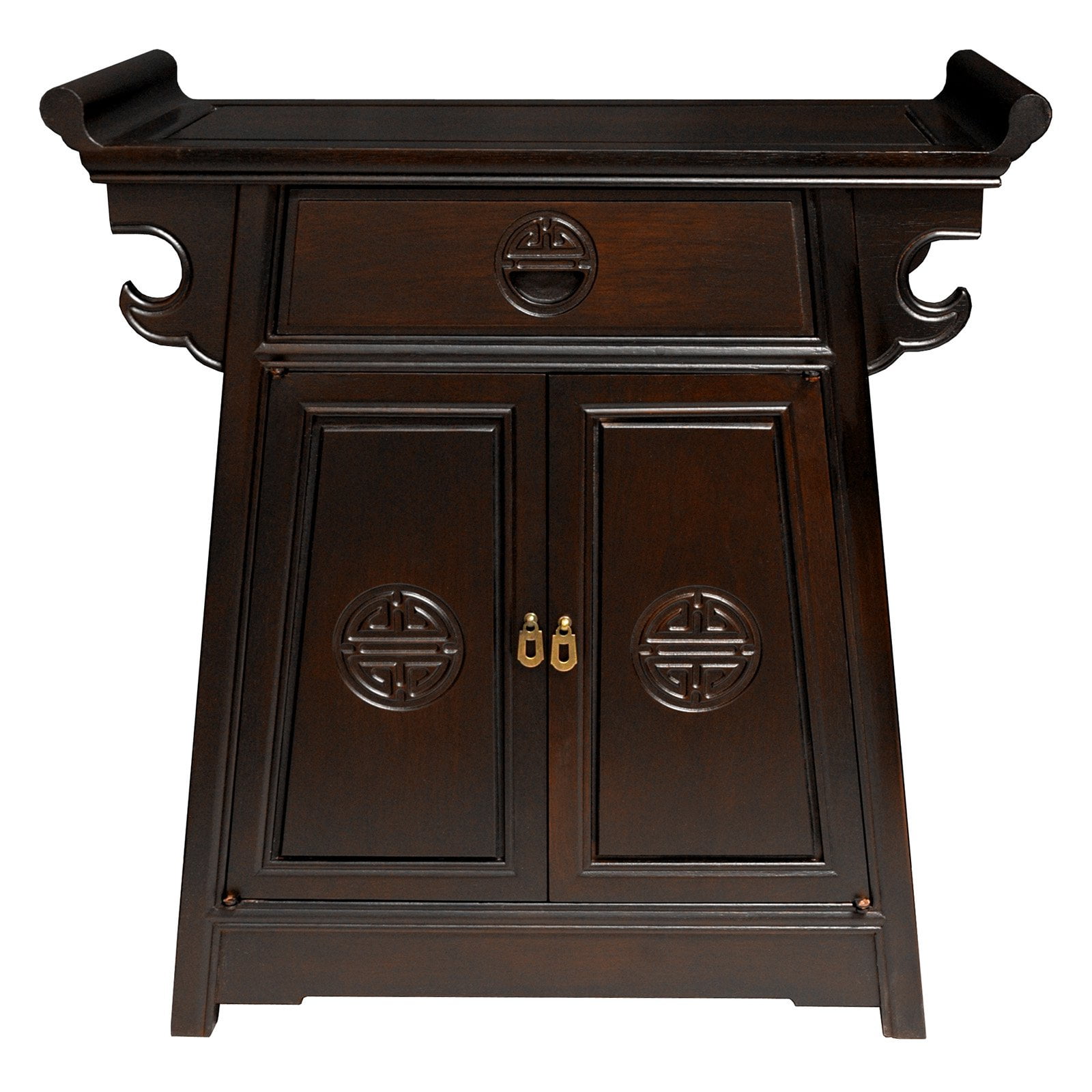 Oriental Furniture Rosewood Altar Asian, Rosewood, hand rubbed