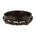 thumbnail image 1 of Oriental Furniture Rosewood Carved Stand, Size 10, 8.5", 1 of 2