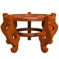 thumbnail image 1 of Red Lantern Fishbowl Stand - Honey - Size 15.5 in. Base Diameter, 1 of 6