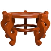 Red Lantern Fishbowl Stand - Honey - Size 8.5 in. Base Diameter
