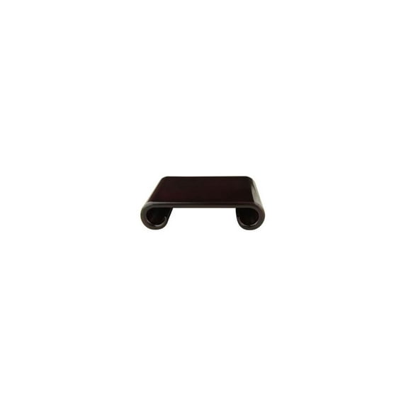 Oriental Furniture Rosewood Scroll Stand, size 5, rosewood color