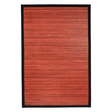 Venice Natural Bamboo 5' X 8' Floor Mat, Bamboo Area Rug Indoor Carpet