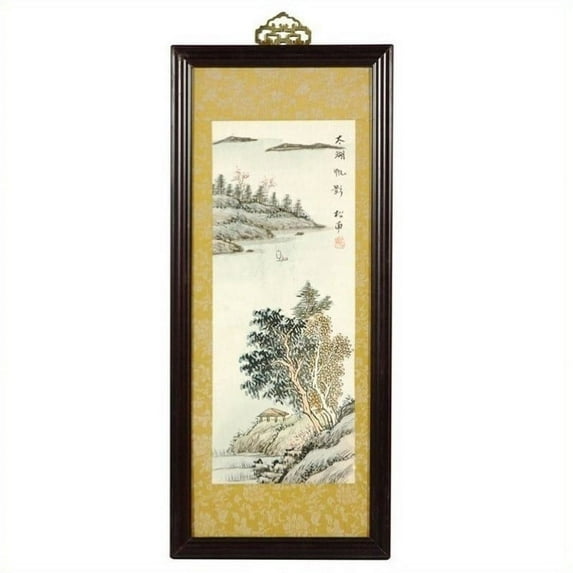 Oriental Furniture Zen Retreat, Hand painted, Wall art, hanging, Asian, A natural landscape, living room, bedroom décor