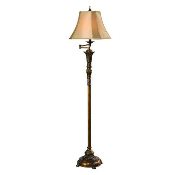 Oriental Gold Floor Lamp