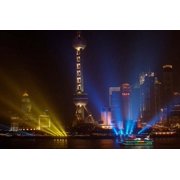 Oriental Pearl TV Tower in Pudong Park, Shanghai, China Poster Print by Pete Oxford 19 x 12