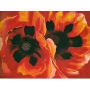 Oriental Poppies-OKeeffe - CANVAS OR WALL ART PRINT