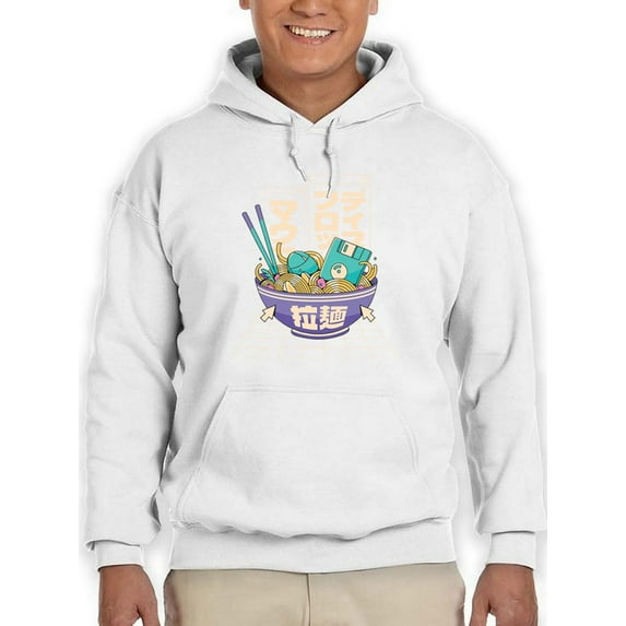 Oriental Ramen Bowl Hoodie Men -Smartprints Designs, Male Medium