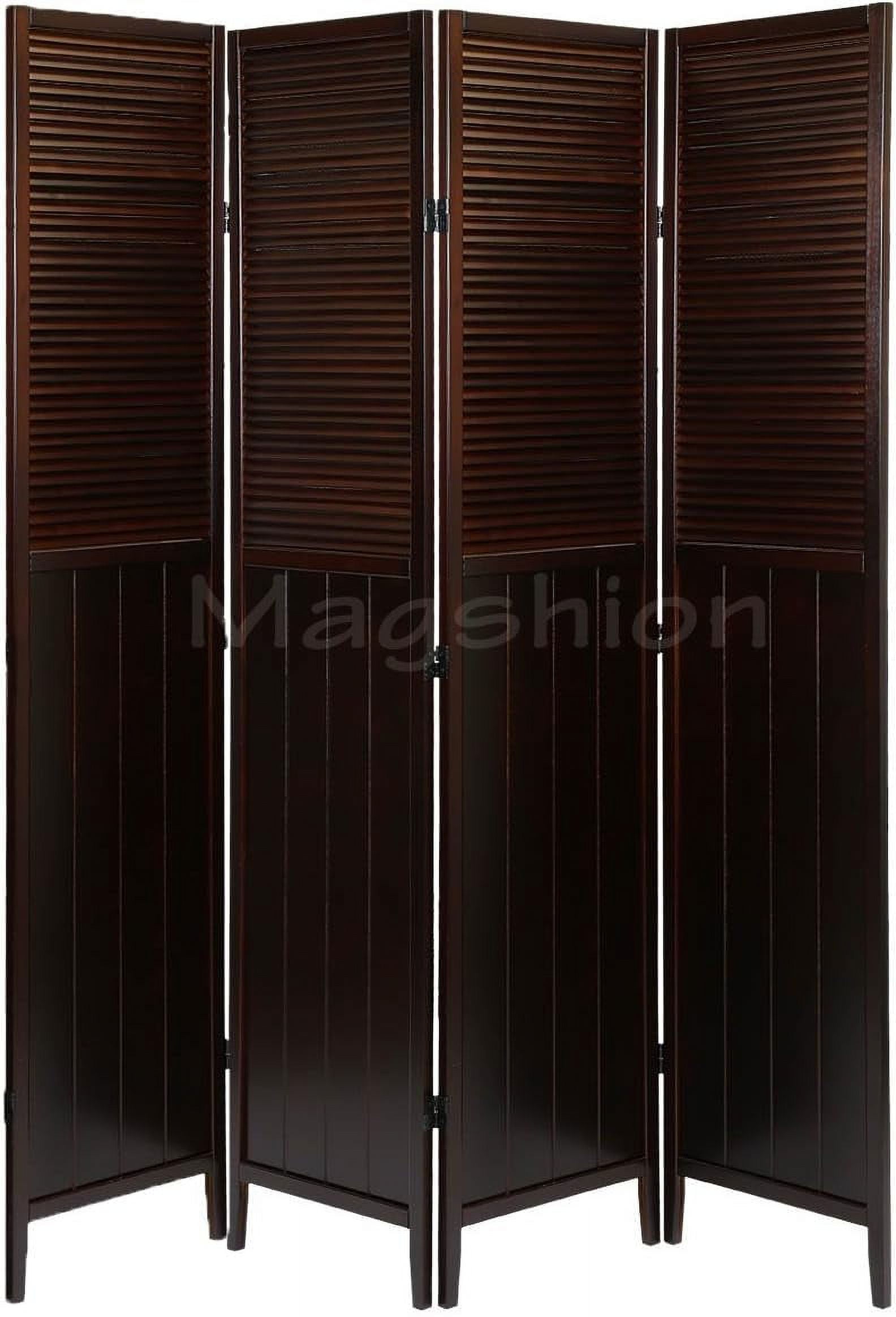 Oriental Room Divider Hardwood Shoji Screen (BlindsESP, 4Panel